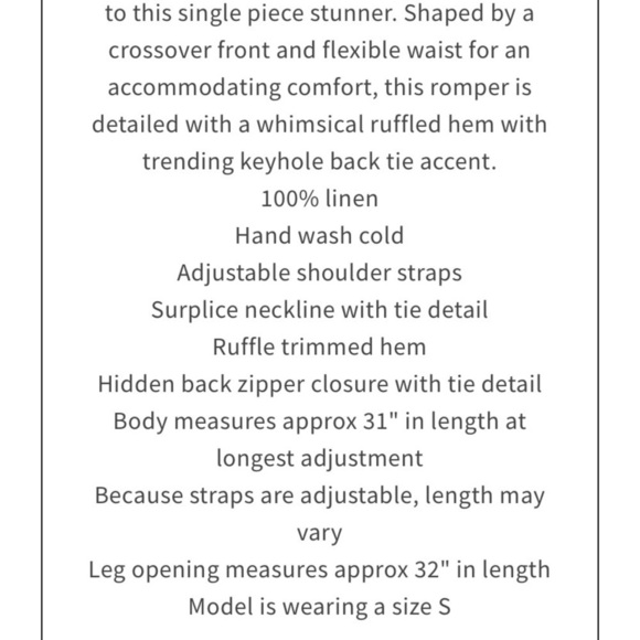 Tularosa Amelia Striped Linen Romper - Picture 11 of 12